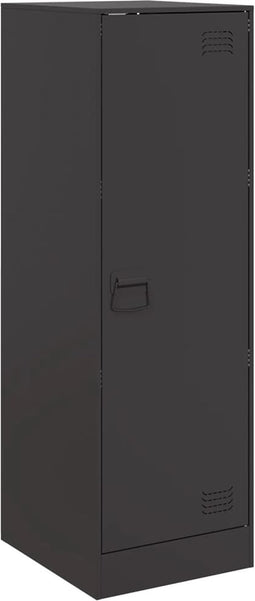 vidaXL - Dressoir - 34,5x39x107 - cm - staal - zwart