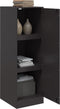 vidaXL - Dressoir - 34,5x39x107 - cm - staal - zwart
