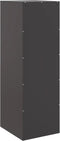 vidaXL - Dressoir - 34,5x39x107 - cm - staal - zwart