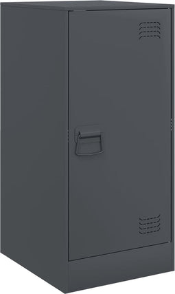 vidaXL - Dressoir - 34,5x39x73 - cm - staal - antracietkleurig