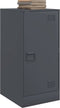 vidaXL - Dressoir - 34,5x39x73 - cm - staal - antracietkleurig