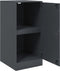 vidaXL - Dressoir - 34,5x39x73 - cm - staal - antracietkleurig