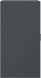 vidaXL - Dressoir - 34,5x39x73 - cm - staal - antracietkleurig