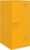 vidaXL - Dressoir - 34,5x39x73 - cm - staal - mosterdgeel