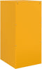 vidaXL - Dressoir - 34,5x39x73 - cm - staal - mosterdgeel