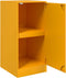 vidaXL - Dressoir - 34,5x39x73 - cm - staal - mosterdgeel