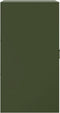 vidaXL - Dressoir - 34,5x39x73 - cm - staal - olijfgroen