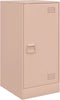vidaXL - Dressoir - 34,5x39x73 - cm - staal - roze