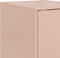 vidaXL - Dressoir - 34,5x39x73 - cm - staal - roze