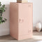 vidaXL - Dressoir - 34,5x39x73 - cm - staal - roze