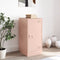 vidaXL - Dressoir - 34,5x39x73 - cm - staal - roze
