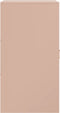 vidaXL - Dressoir - 34,5x39x73 - cm - staal - roze