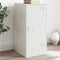 vidaXL - Dressoir - 34,5x39x73 - cm - staal - wit