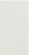 vidaXL - Dressoir - 34,5x39x73 - cm - staal - wit