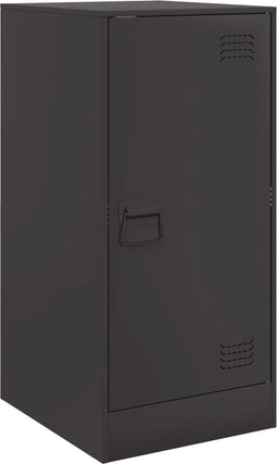 vidaXL - Dressoir - 34,5x39x73 - cm - staal - zwart