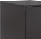 vidaXL - Dressoir - 34,5x39x73 - cm - staal - zwart