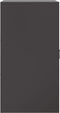 vidaXL - Dressoir - 34,5x39x73 - cm - staal - zwart