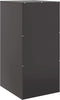vidaXL - Dressoir - 34,5x39x73 - cm - staal - zwart