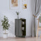 vidaXL - Dressoir - 34x40x75 - cm - massief - grenenhout - grijs