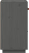 vidaXL - Dressoir - 34x40x75 - cm - massief - grenenhout - grijs