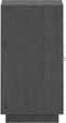 vidaXL - Dressoir - 34x40x75 - cm - massief - grenenhout - grijs