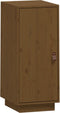 vidaXL - Dressoir - 34x40x75 - cm - massief - grenenhout - honingbruin
