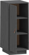 vidaXL - Dressoir - 34x40x75 - cm - massief - grenenhout - honingbruin