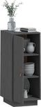 vidaXL - Dressoir - 34x40x75 - cm - massief - grenenhout - honingbruin