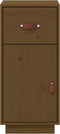 vidaXL - Dressoir - 34x40x75 - cm - massief - grenenhout - honingbruin