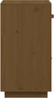 vidaXL - Dressoir - 34x40x75 - cm - massief - grenenhout - honingbruin