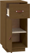 vidaXL - Dressoir - 34x40x75 - cm - massief - grenenhout - honingbruin