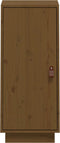 vidaXL - Dressoir - 34x40x75 - cm - massief - grenenhout - honingbruin