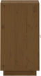 vidaXL - Dressoir - 34x40x75 - cm - massief - grenenhout - honingbruin