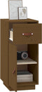 vidaXL - Dressoir - 34x40x75 - cm - massief - grenenhout - honingbruin