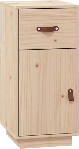 vidaXL - Dressoir - 34x40x75 - cm - massief - grenenhout