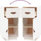 vidaXL - Dressoir - 34x40x75 - cm - massief - grenenhout