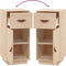 vidaXL - Dressoir - 34x40x75 - cm - massief - grenenhout