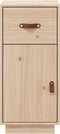 vidaXL - Dressoir - 34x40x75 - cm - massief - grenenhout