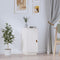 vidaXL - Dressoir - 34x40x75 - cm - massief - grenenhout - wit
