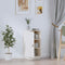 vidaXL - Dressoir - 34x40x75 - cm - massief - grenenhout - wit