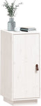 vidaXL - Dressoir - 34x40x75 - cm - massief - grenenhout - wit