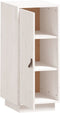vidaXL - Dressoir - 34x40x75 - cm - massief - grenenhout - wit