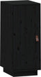 vidaXL - Dressoir - 34x40x75 - cm - massief - grenenhout - zwart