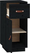 vidaXL - Dressoir - 34x40x75 - cm - massief - grenenhout - zwart