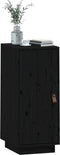 vidaXL - Dressoir - 34x40x75 - cm - massief - grenenhout - zwart