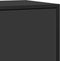 vidaXL - Dressoir - 35,5x35x76 - cm - bewerkt - hout - en - metaal - zwart
