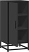 vidaXL - Dressoir - 35,5x35x76 - cm - bewerkt - hout - en - metaal - zwart