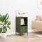 vidaXL - Dressoir - 35x39x73,5 - cm - koudgewalst - staal - olijfgroen
