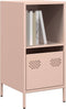 vidaXL - Dressoir - 35x39x73,5 - cm - koudgewalst - staal - roze