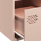 vidaXL - Dressoir - 35x39x73,5 - cm - koudgewalst - staal - roze